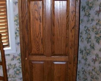 Oak one door cupboard