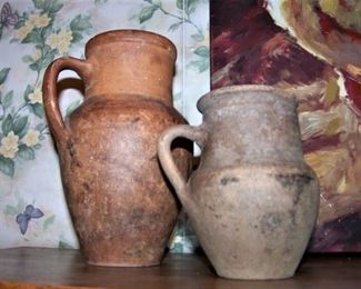 Turkish olive pitchers