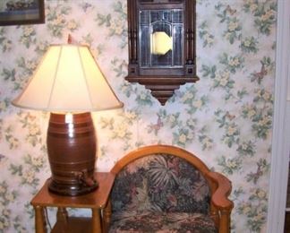 Oak telephone table