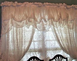 Beautiful set of lace curtains (second set in closet)