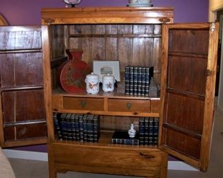 Interior of cabinet