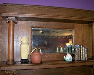 Oak mantle