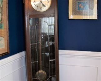 Oak clock, as is