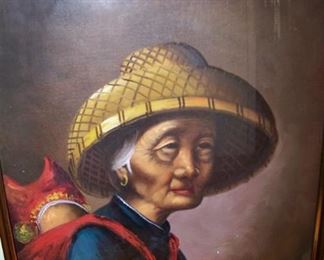 Oil on board, signed