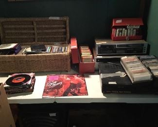 Tapes, 45’s, and more