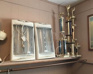 Trophies, 2 heaters