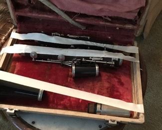 Clarinet in case