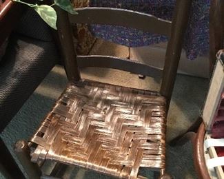 Cane bottom chair