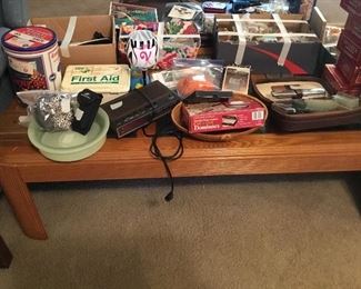 Coffee table and miscellaneous