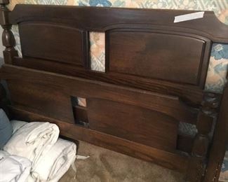 Vintage headboard & footboard