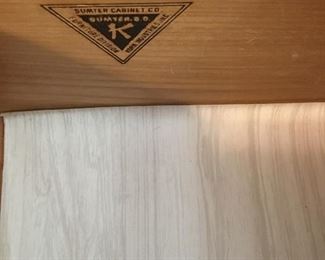 Brand on dresser and chest