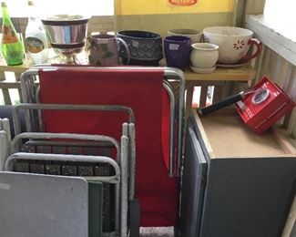 Pots - chairs