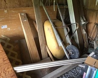 Wheel barrow - more wood