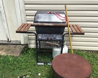Grill and table