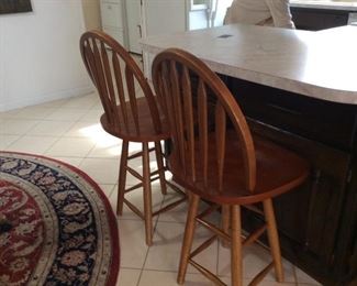 OAK BAR STOOLS