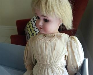 Antique German Bisque Head doll