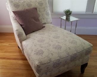 Upholstered Recamier in Calico Corners fabric 