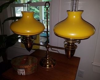 Fine double student lamp
