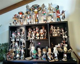 Many Kachina Dolls 