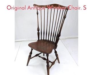 Lot 281 WALLACE NUTTING Original Antique Windsor Chair. S