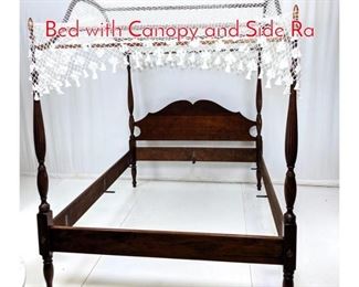 Lot 341 ELDRED WHEELER Poster Bed with Canopy and Side Ra
