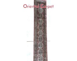 Lot 155 10x2 Pink runner Handmade Oriental Carpet 
