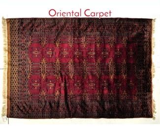 Lot 167 69x43 Red Handmade Oriental Carpet 