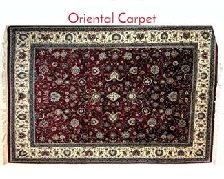 Lot 172 9x12 Burgundy Handmade Oriental Carpet 