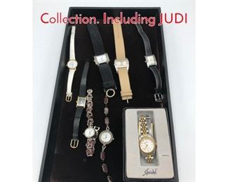 Lot 94 8pc Ladies Wrist Watch Collection. Including JUDI