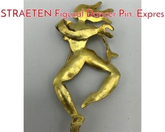 Lot 119 HERVE VAN DER STRAETEN Figural Dancer Pin. Expres