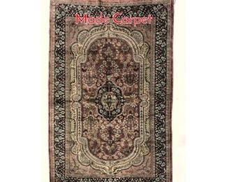 Lot 175 4x6 Pink Silk Hand Made Carpet 