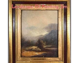 Lot 269 Alexander Helwig Wyant Landscape Oil Painting. Sm