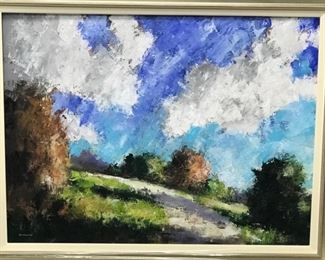 D.Swanigan, 36 x 46 framed, Tennessee Landscape