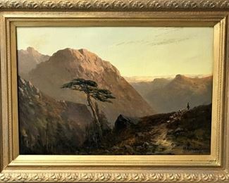 Jamieson, Scottish Highlands, c. 1930, oil on canvas, 22 x 30 in. framed