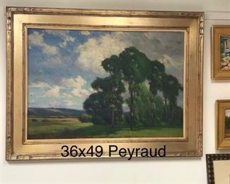 Frank Peyraud, "Skokie Valley Vista, 1916", Oil on canvas, 36 x 49 in.