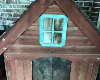 Used Wooden Doghouse Large - good for two