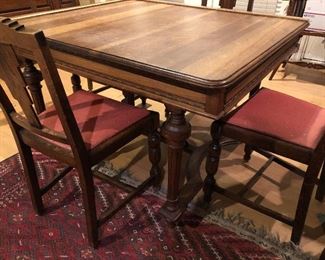 antique french renaissance table oak