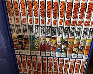 Naruto complete volumes 1-27 set and folded poster