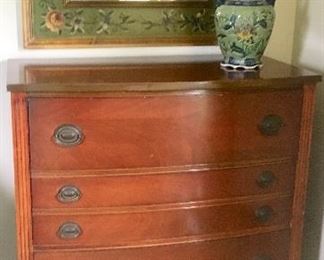 Antique Cherrywood Dixie Tallboy dresser
