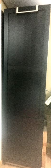 Black narrow Pantry cupboard