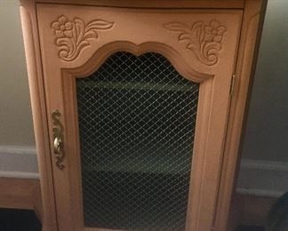 Small end table height cabinet