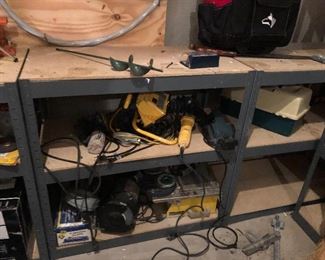 More tools and shelving
