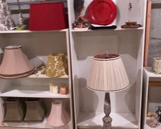 Plenty of Lamps and shades 