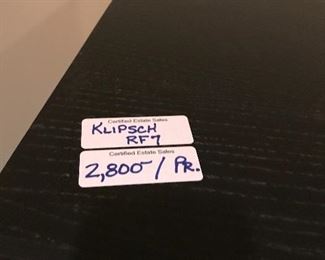 Klipsch RF7 speakers 
