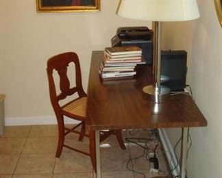 Office desk, Empire period chair & etc.