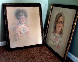 Original paintings.