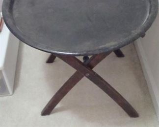 Vintage tole ware stand.