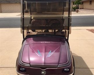 Golf Cart, Front View