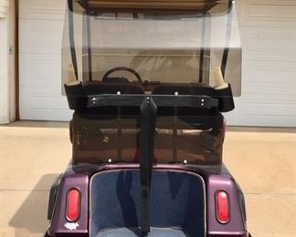 Golf Cart, Rear View