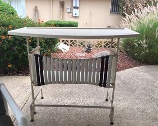 Vintage Patio Bar w/ Fiberglass Top